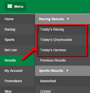 Accessing Racing Results .